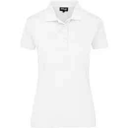 Ladies Pro Golf Shirt White Front